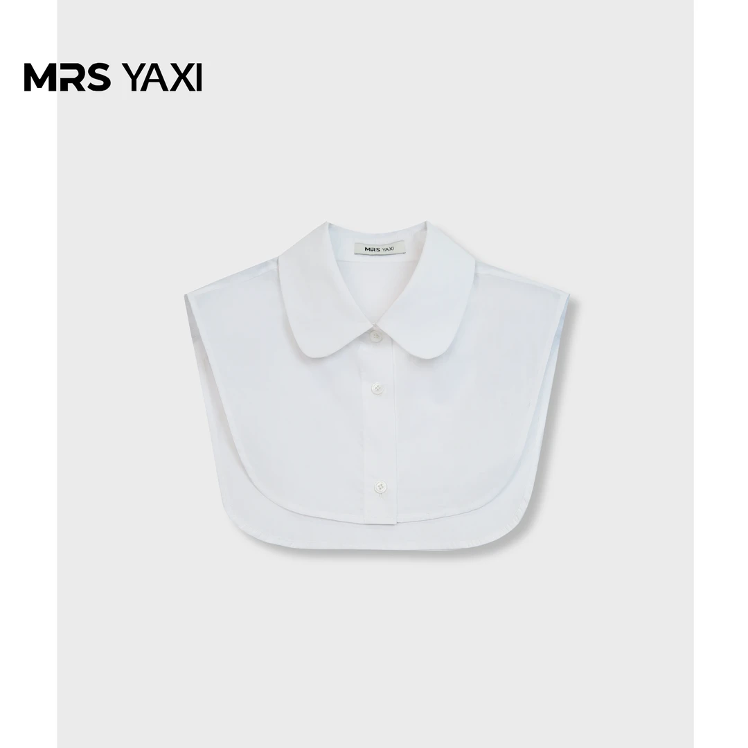 Mrsyaxi精致简约百搭衬衫装饰领假领子YX4101802