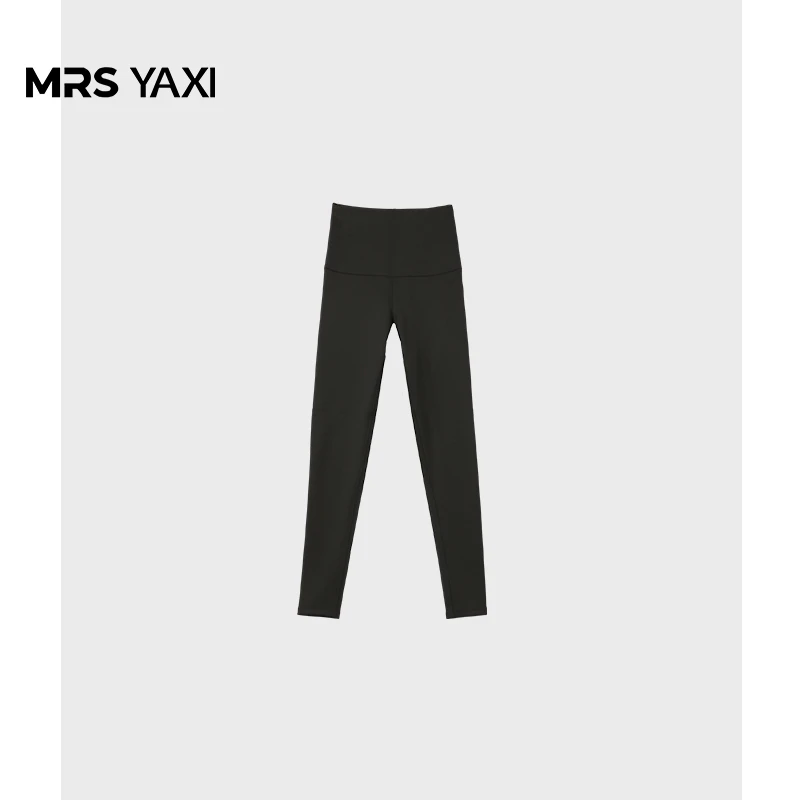 Mrsyaxi时尚保暖瑜伽裤无痕加绒黑色芭比裤鲨鱼打底裤YX3120705