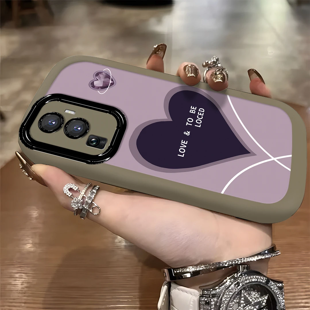 适用于【OPPO】Reno10英文爱心高级感网红女款硅胶防摔手机壳