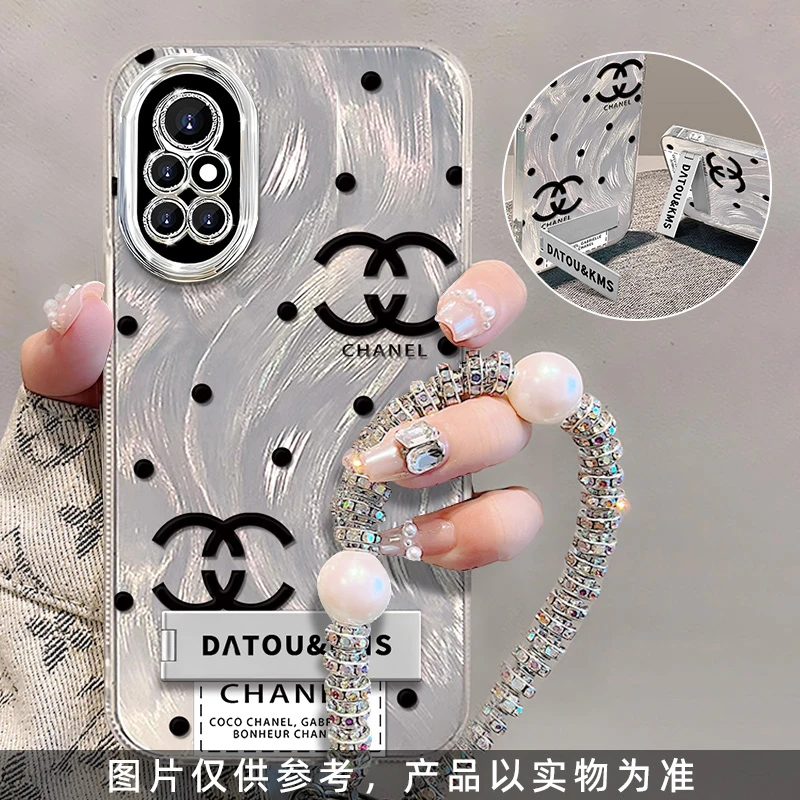 适用于【华为】Nova8高级感双C网红轻奢时尚仙女款羽纱壳