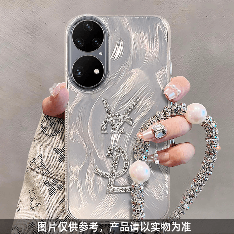 适用于【华为】P50Pro轻奢潮牌高级感时尚个性防摔手机壳