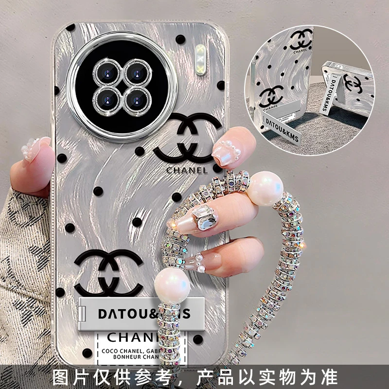 适用于【VIVO】X90/S高级感双C网红轻奢时尚仙女款羽纱壳