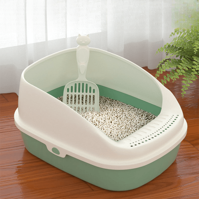 猫砂盆防外溅半封闭式猫厕所特大号超大猫沙盆防臭猫屎盆猫咪用品