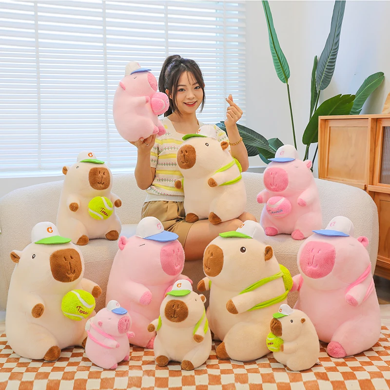 可爱卡皮巴拉水豚公仔玩偶大号儿童节变装毛绒玩具儿童女生日礼物