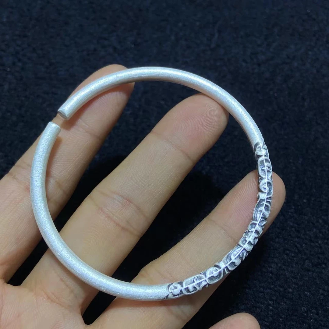 足银银制品 【星浩珠宝】足银手镯19-T69L247【23g】