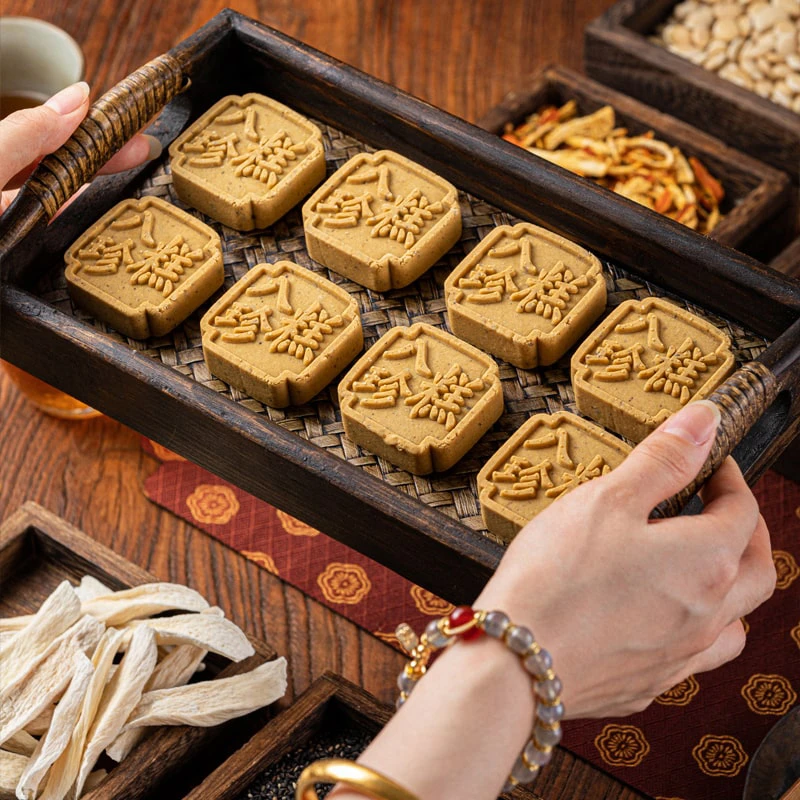 杨先生【八珍糕】茯苓山药芡实健康零食代餐真材实料新鲜制作