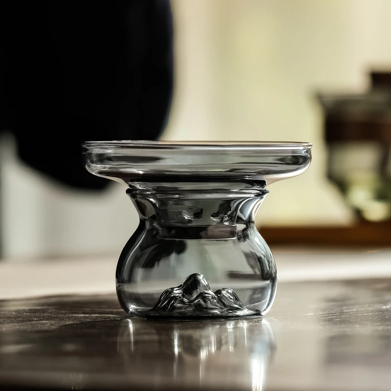 玻璃茶漏茶滤器超细泡茶茶叶过滤器公道杯漏网功夫茶高级茶隔