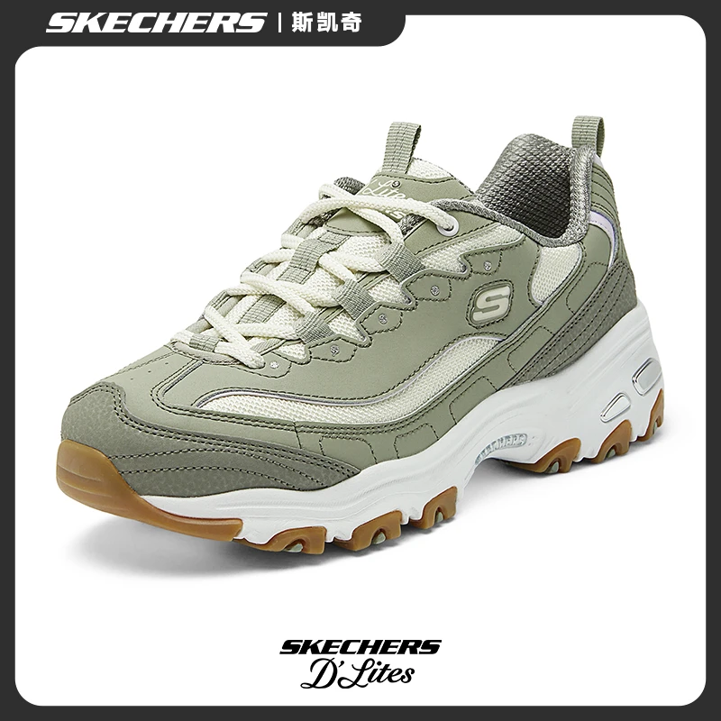 斯凯奇2024新款女复古经典轻盈舒适百搭老爹鞋休闲运动鞋