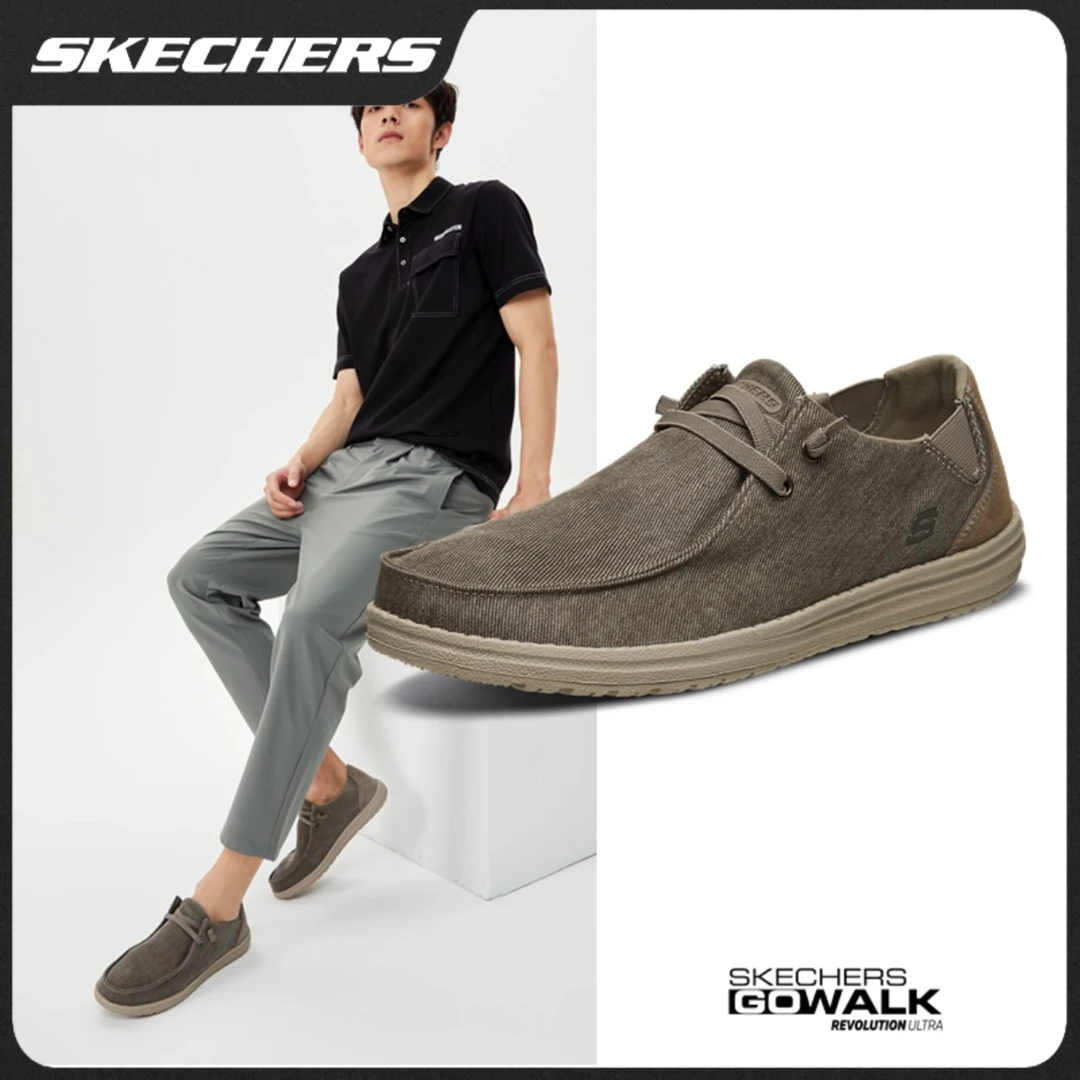 斯凯奇秋冬季休闲时尚潮流板鞋百搭简约低帮帆布鞋子66387