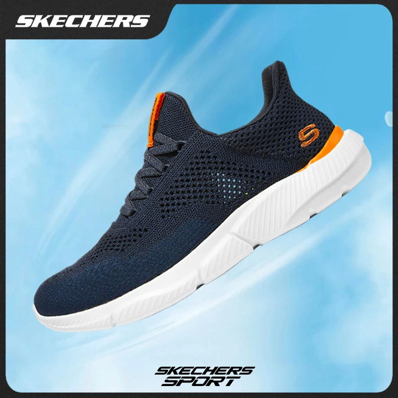 【蝉翼】斯凯奇夏季透气男鞋软底一脚蹬舒适百搭休闲健步鞋210281