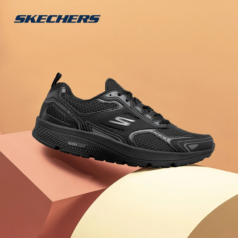 Skechers斯凯奇黑武士耐磨缓震网面男子跑步鞋220034