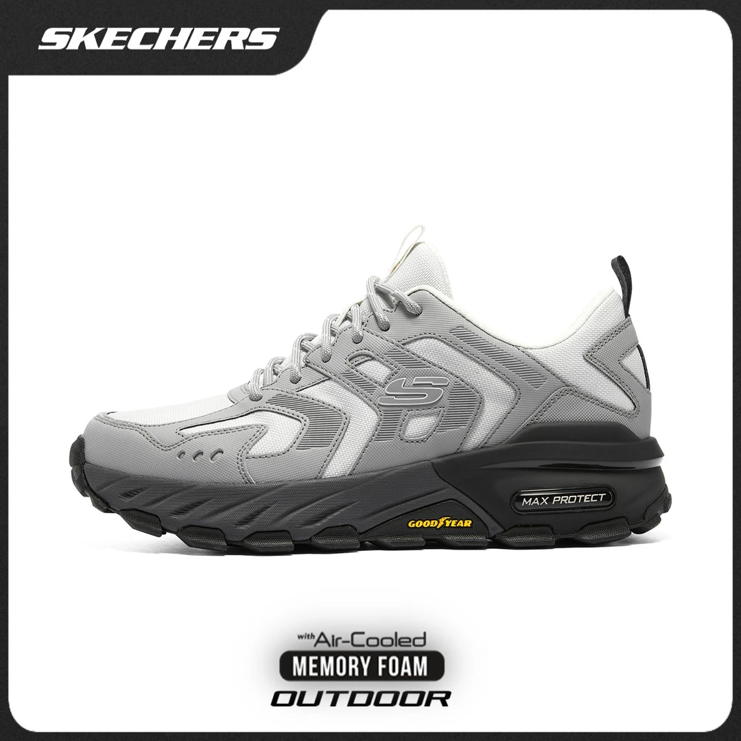 【霸道pro】斯凯奇秋冬透气户外登山徒步越野休闲减震运动鞋237307C