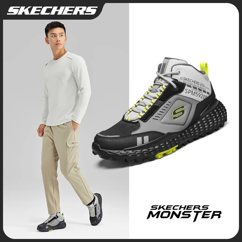 【加厚怪兽鞋】斯凯奇春秋冬季高帮舒适减震百搭运动跑鞋51943