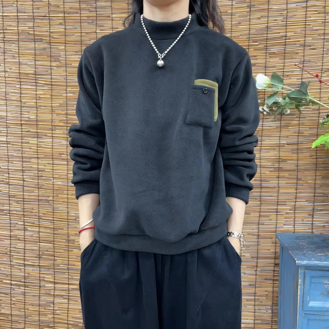 77384新款秋冬加厚休闲百搭气质减龄长袖卫衣T恤