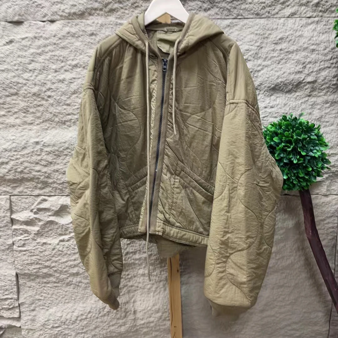 6093新款秋冬休闲百搭气质减龄上衣连帽棉服