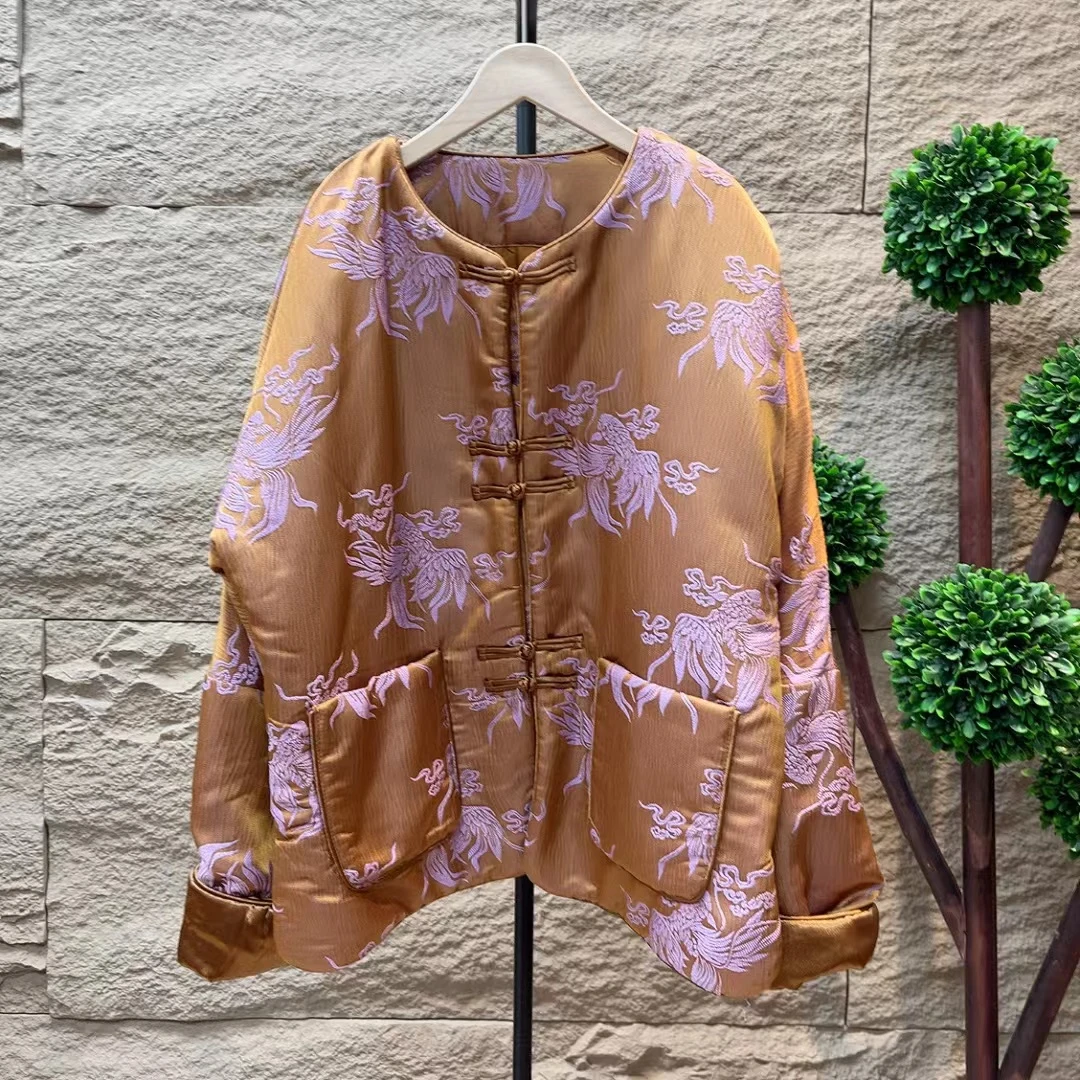6702新款秋冬中国风刺绣棉服上衣外套