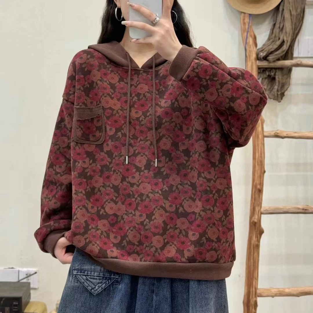 6466新款秋冬加绒休闲百搭气质减龄长袖上衣T恤