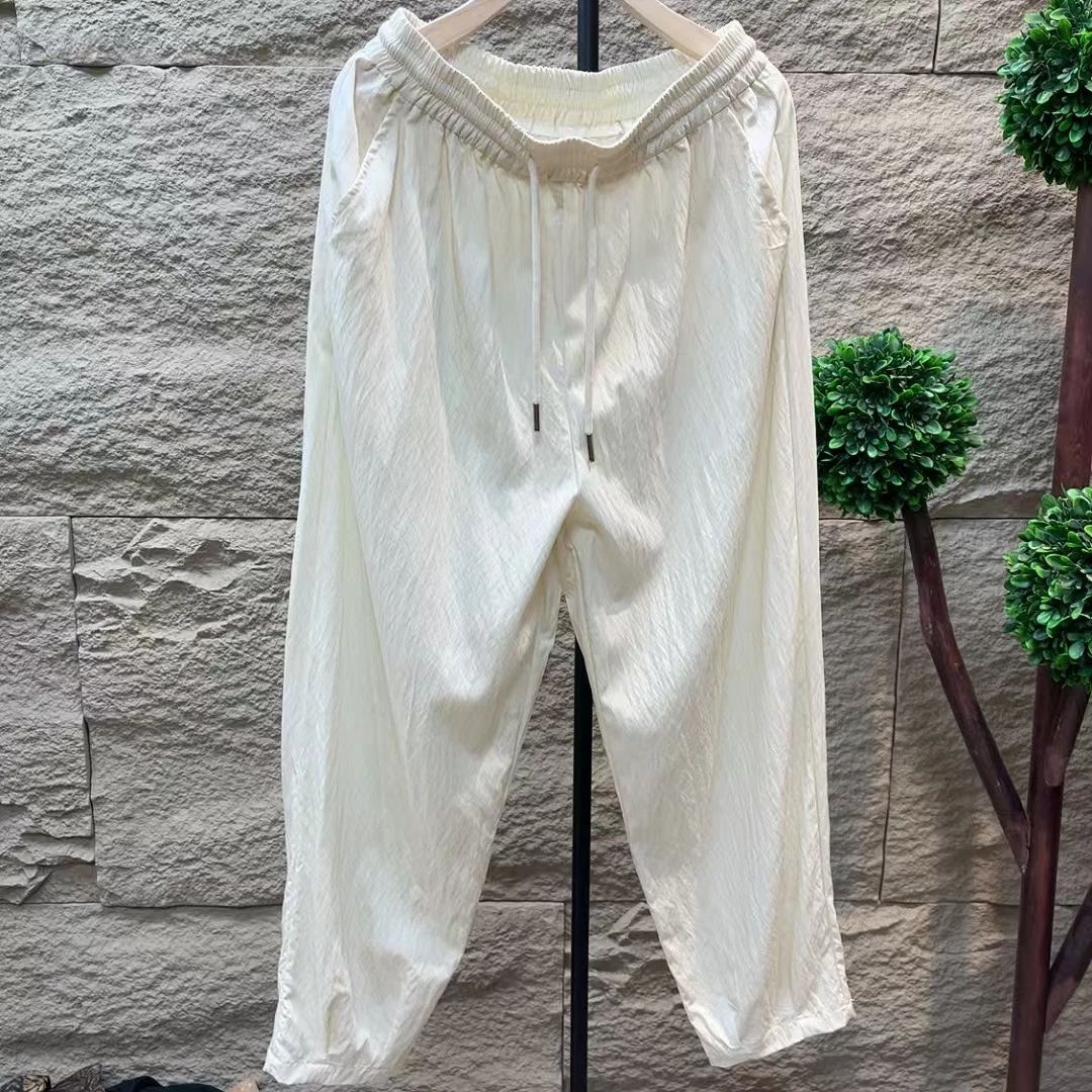 7348新款夏季时尚洋气休闲百搭减龄哈伦裤