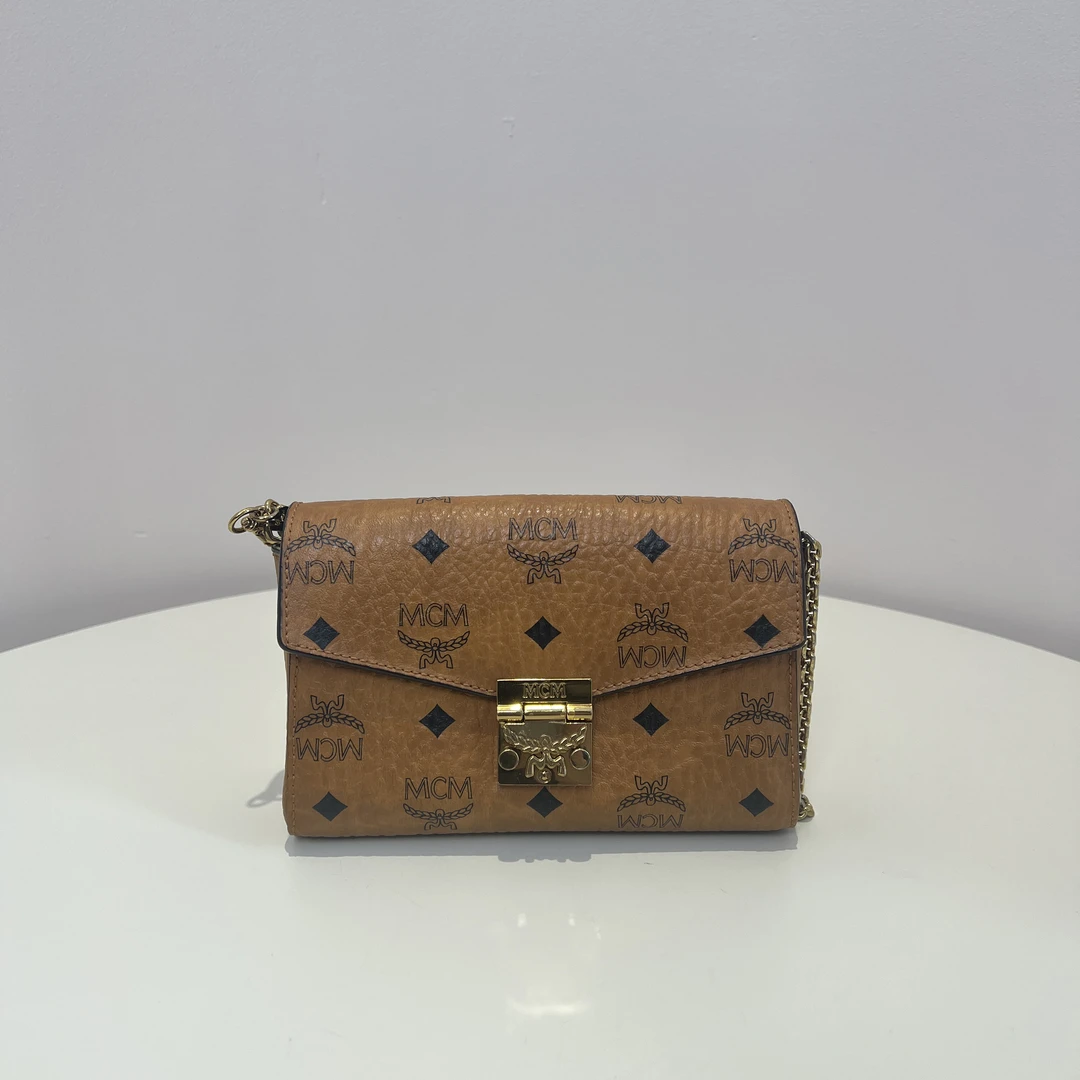 95新 MCM MCM链条信封包