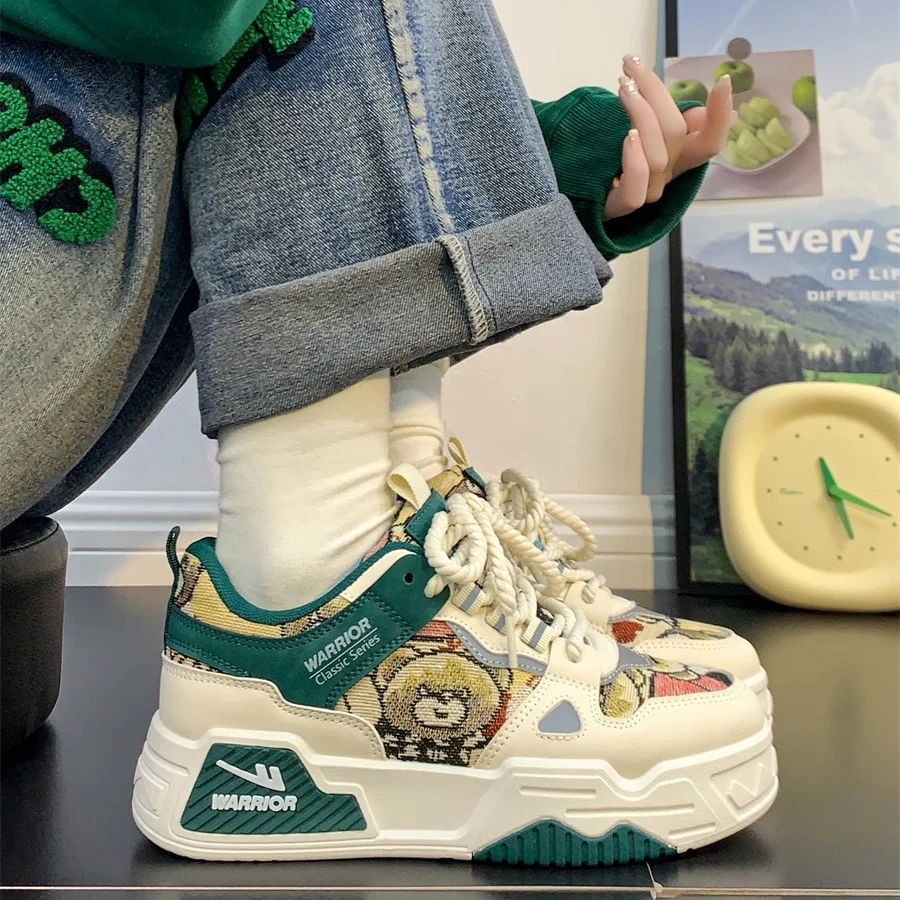 回力超火情侣鞋厚底板鞋2025秋季新款ins潮牌百搭休闲运动鞋学生