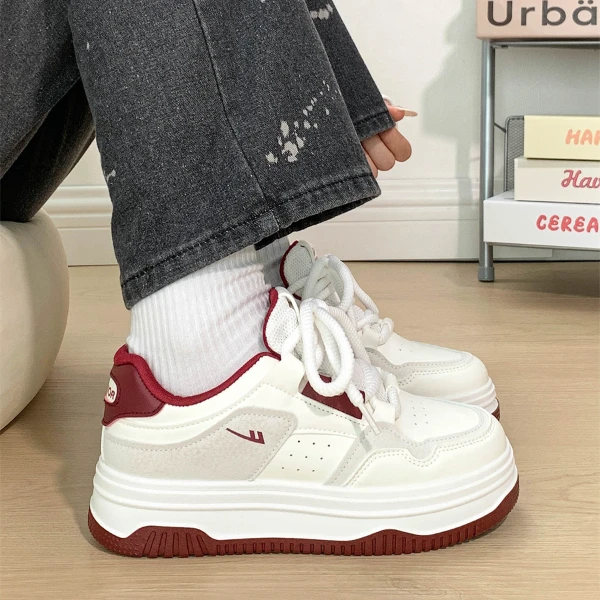 回力女鞋小白鞋女2025新款夏季镂空透气chic百搭运动休闲厚底板鞋