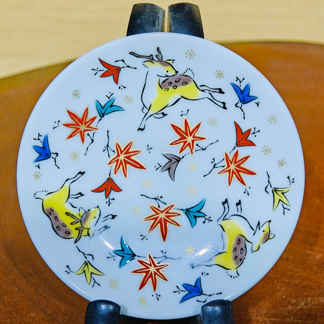 C054陶瓷创意花纹盘景精美小盘