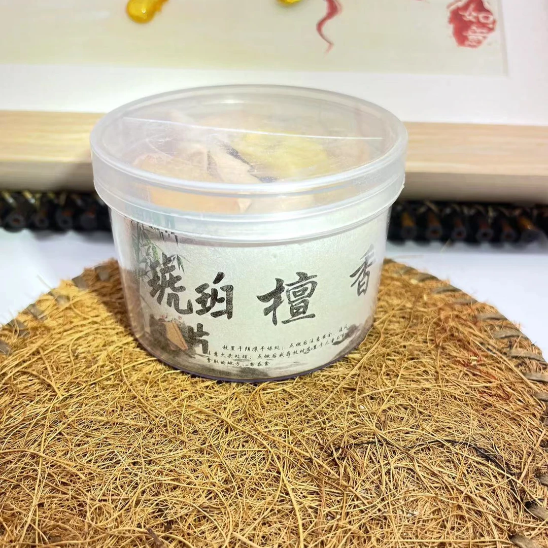 琥珀片檀香颗粒盒装