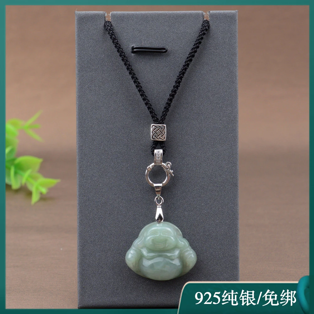 925银银制品 高端纯银免绑手编吊坠挂绳项链绳挂坠绳子挂件绳女款
