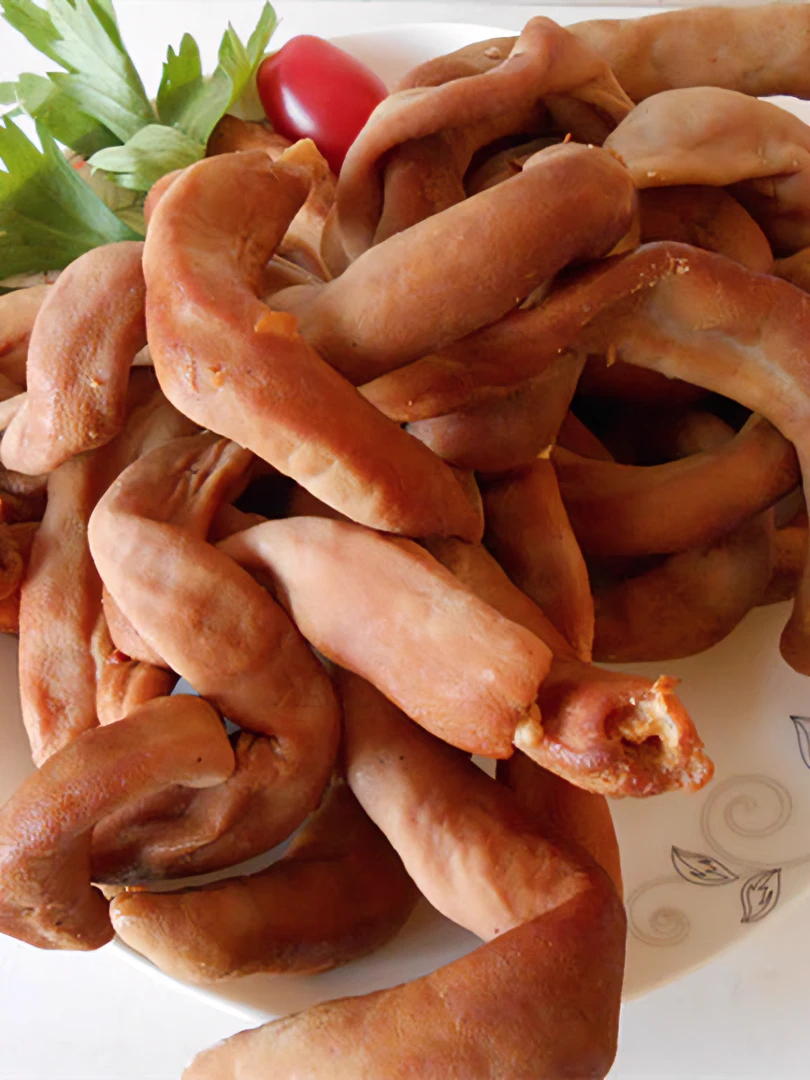 贞香东北散养粮食猪熟食下货小肠1000g