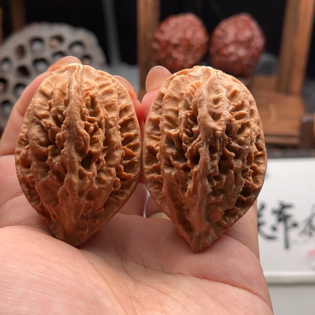 文玩核桃把件关东木子家楸大胖80