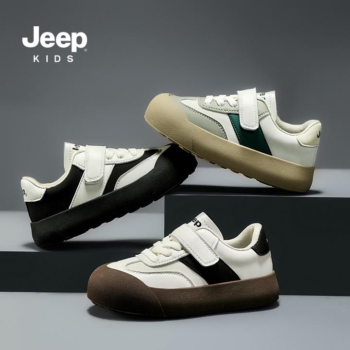 JEEP KIDS 2024新款春秋运动儿童鞋男女童秋款鞋子低帮休闲德训鞋