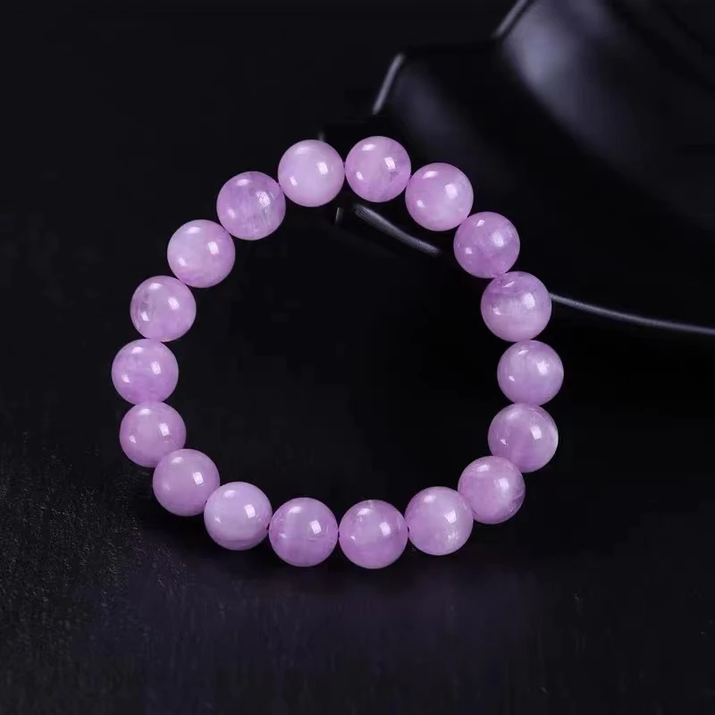 非金属布艺手链 紫 锂 辉手串薰衣草紫淡色振奋心情素款时尚女款