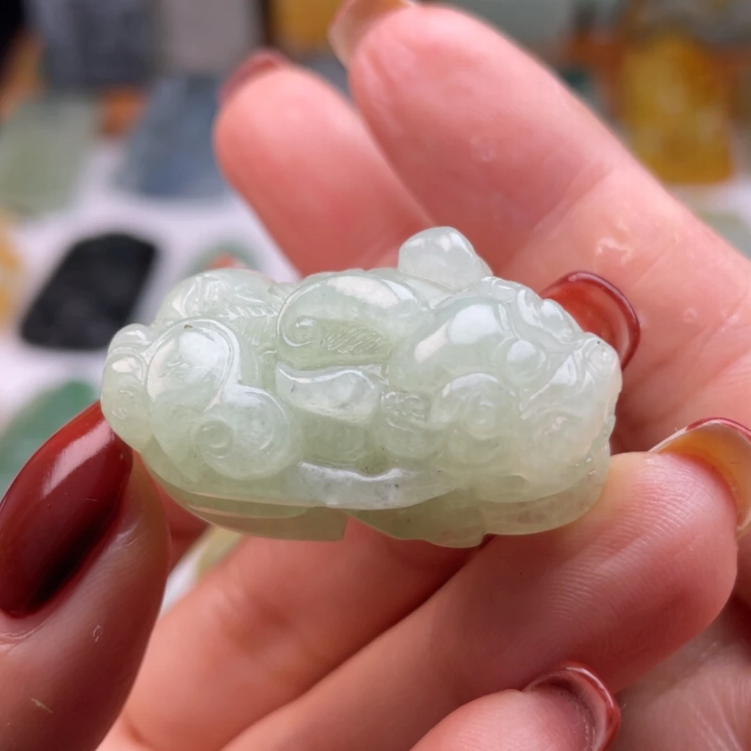 【闪购商品】翡翠颈饰未镶嵌貔貅