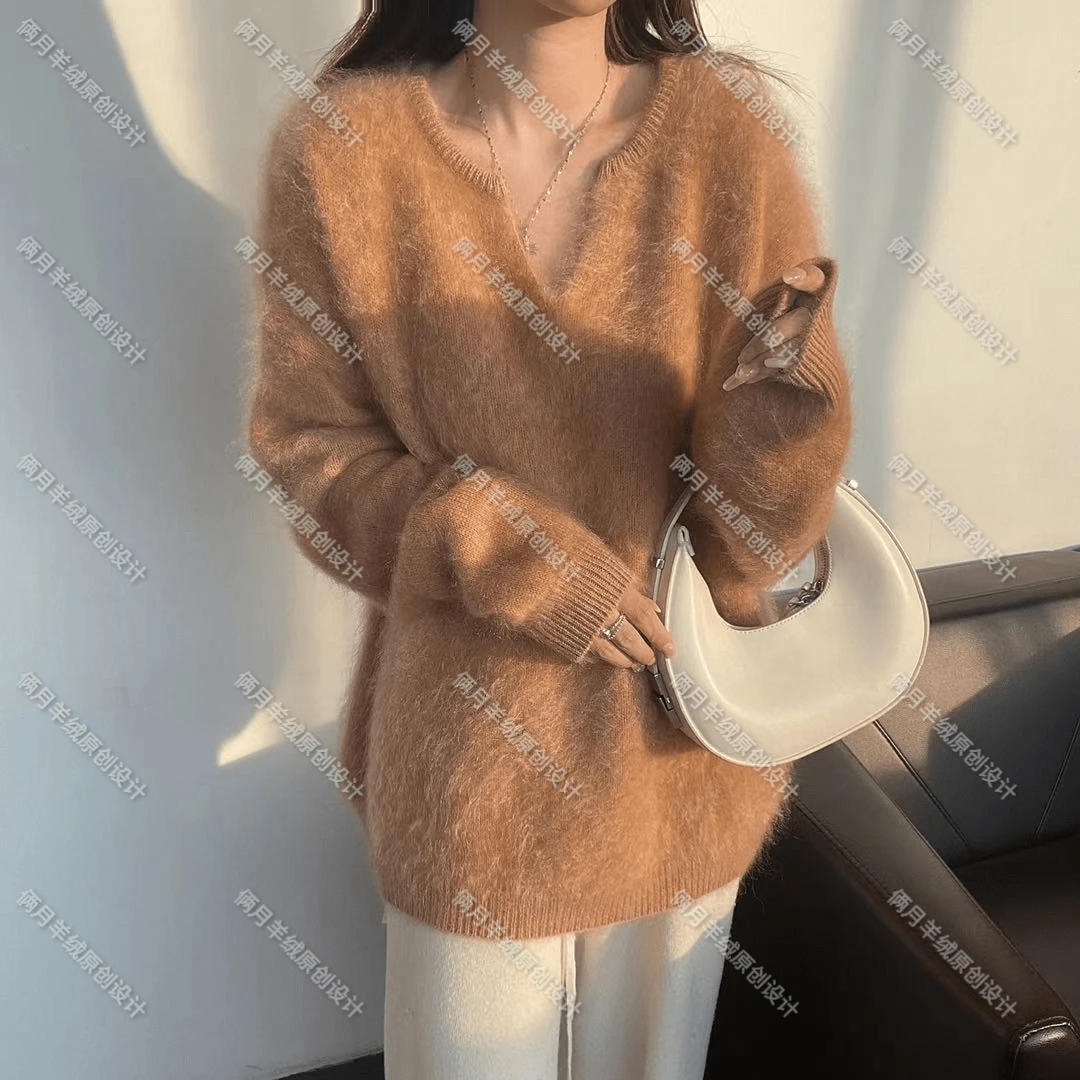 【杰娜洋羊绒新款】220910-轻奢5倍保暖拉绒工艺100羊绒衫针织