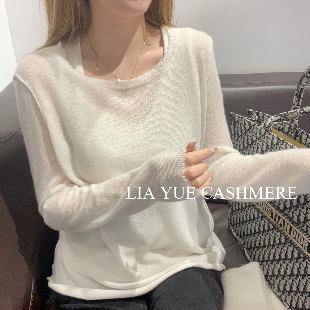 【舒适保暖天花板】8236-100小山羊绒百搭必备针织套头衫