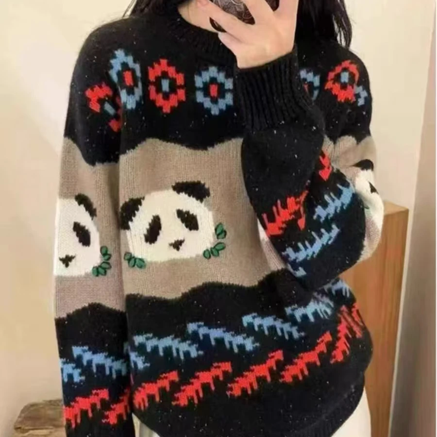 【百分百山羊绒】241595秋冬新款羊绒衫时尚百搭