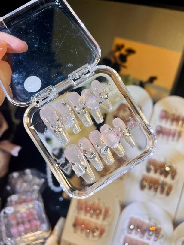 【温与柔】纯手工穿戴甲孤品默认微瑕NO退NO换长款