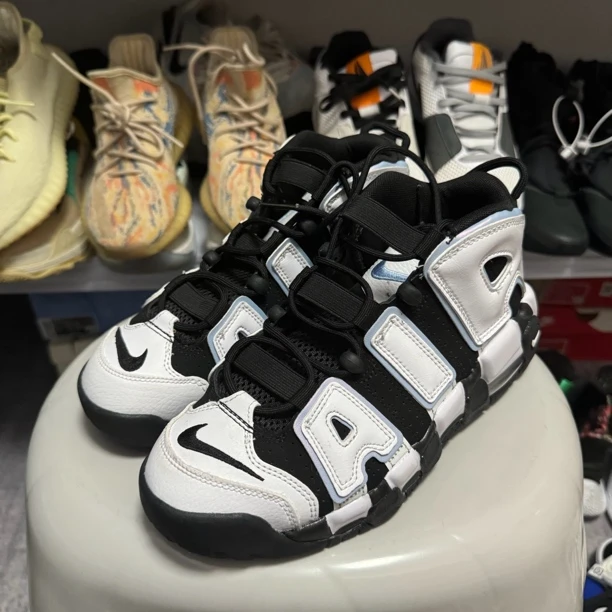 38.5码/Nike Air More Uptempo 大Air 潮流 中帮 复古篮球鞋