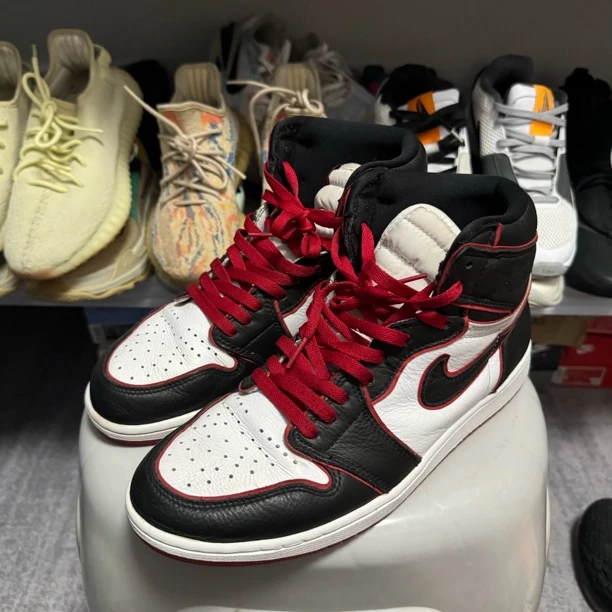 44.5码/Jordan Air Jordan 1  皮革 红外线 高帮复古篮球鞋