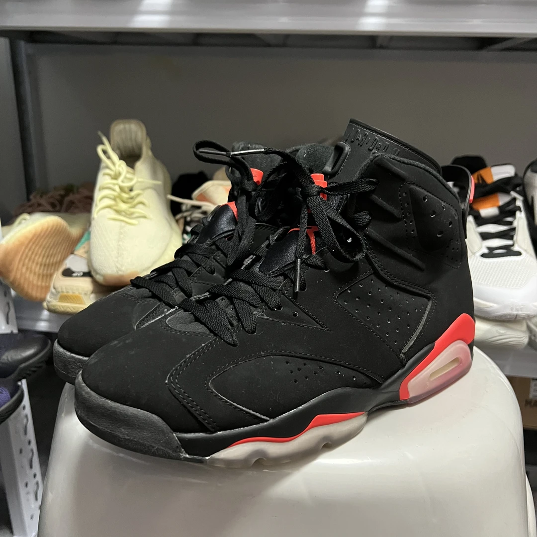 40.5码/Jordan Aj6 2019全明星 红外线 高帮复古篮球鞋