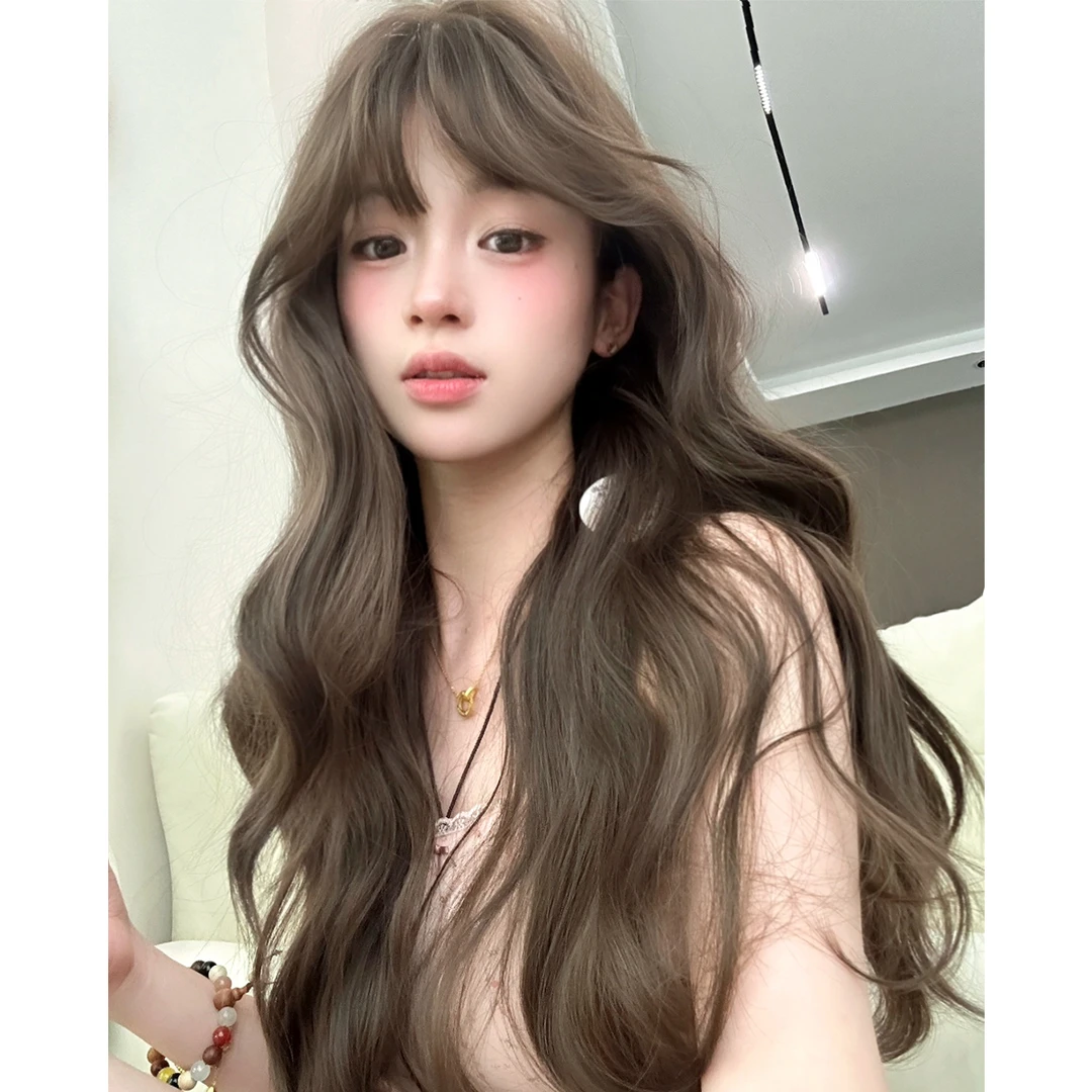 【卷毛小狗】束朵假发波浪卷时尚气质lolita网红同款假发全头套减龄