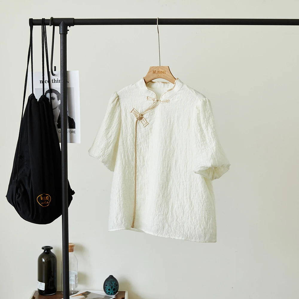 LISA.LISA特！莱赛尔~新中式旗袍风衬衫上衣 V236 女装H1123