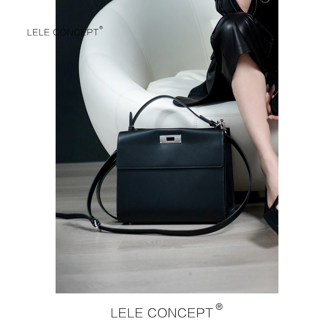 LELE CONCEPT｜「如一」单肩通勤百搭休闲设计复古风琴手袋包BB027