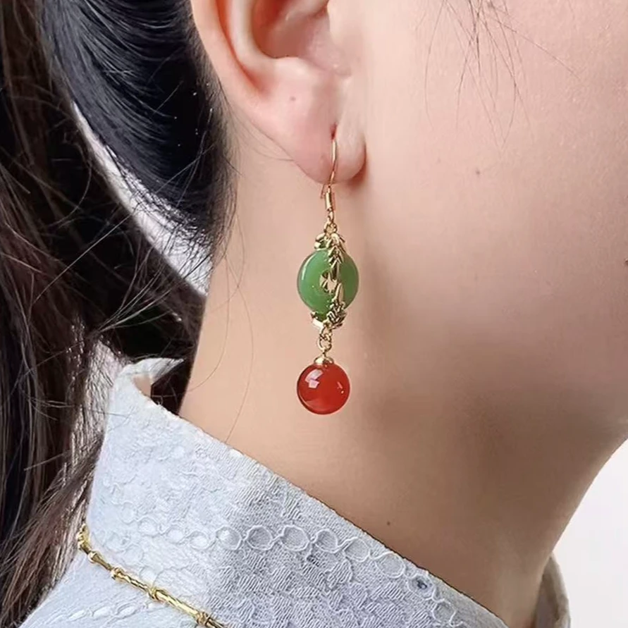 铜合金耳饰 （756号）新款国风如意时尚耳饰气质百搭耳环