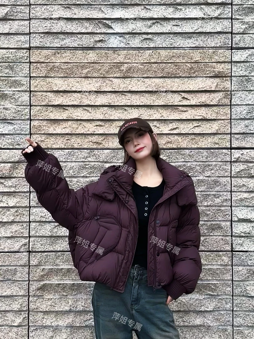 萍姐韩系百搭【悦己至上】冬季新款羽绒服82A55