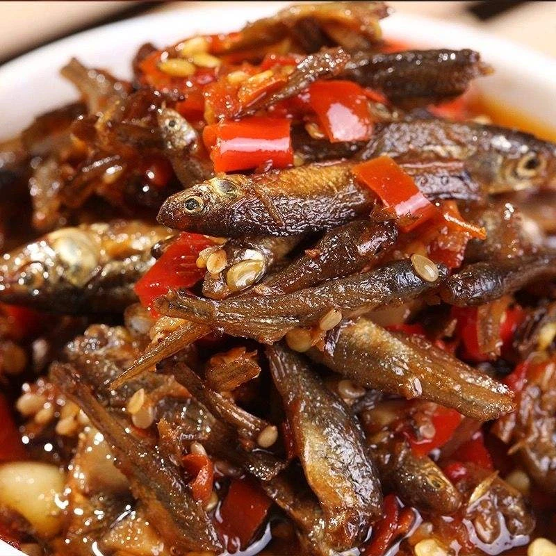 湘西农家烟熏小鱼【小虾】