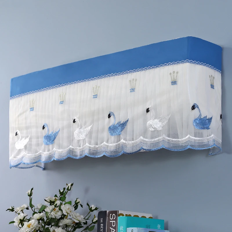 空调防尘罩可爱挂式开机不取儿童卧室家用盖布挂机罩挂式空调罩