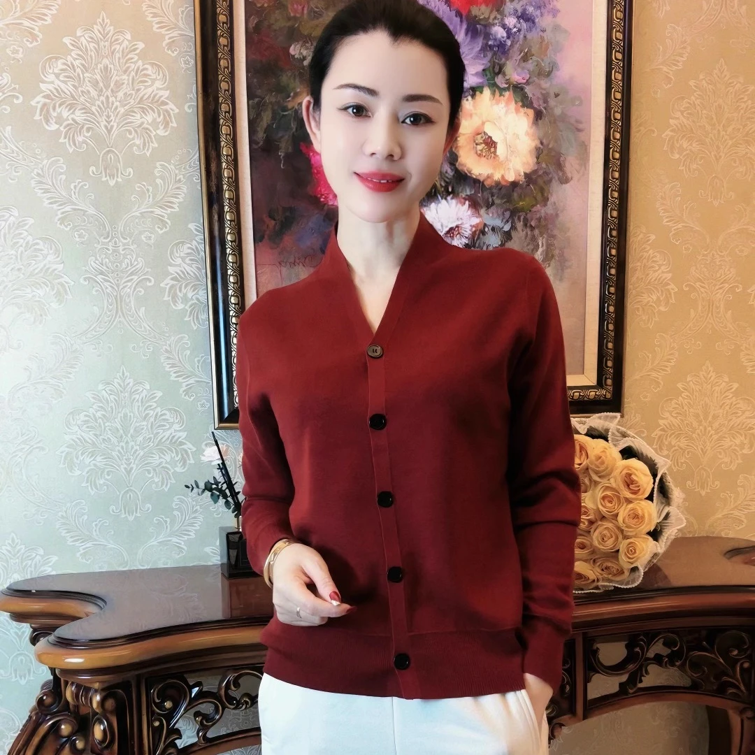 2024春季新款针织衫毛衣 长袖针织衫气质时尚休闲打底衫