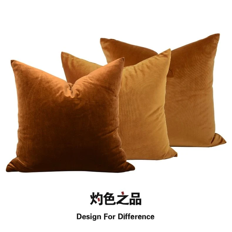 多色双面天鹅绒简约现代居家靠包酒店样板房软装沙发靠垫抱枕枕套