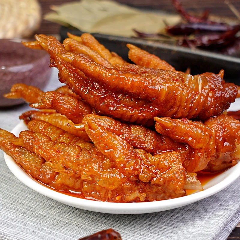 虎皮鸡爪卤味鸡爪零食即食鸡脚休闲食品追剧磨嘴零食